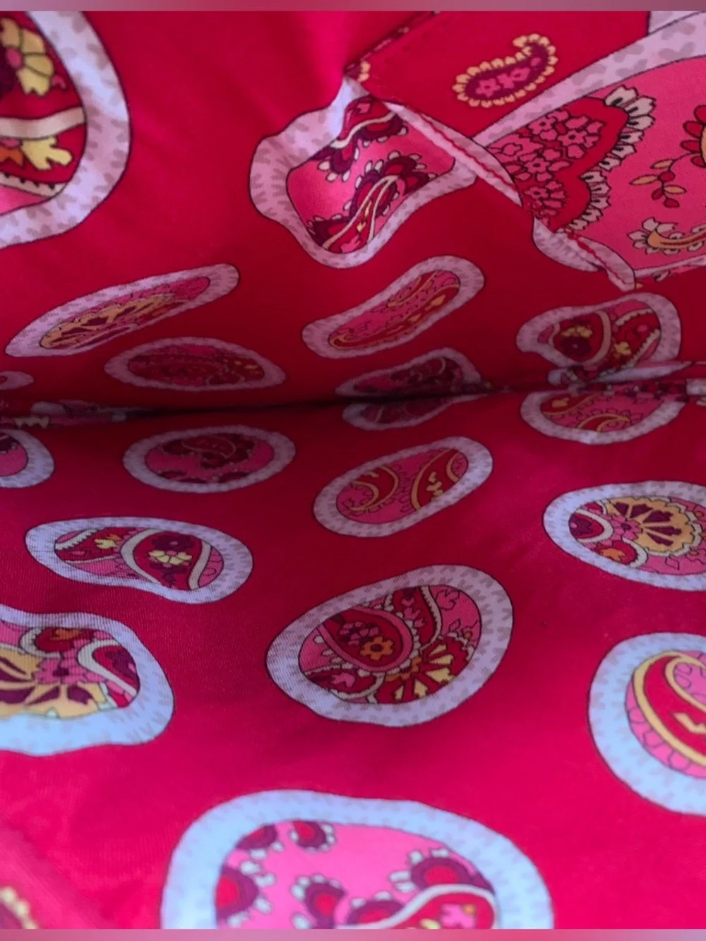 Vera Bradley Red, Pink and White IPad Case